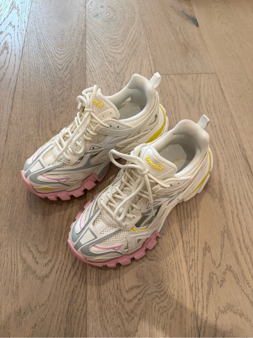 Balenciaga Track.2 Sneakers White Yellow (Women's)